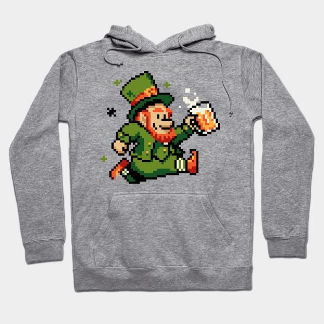 Leprechaun St. Patrick's Day Hoodie by vo_maria